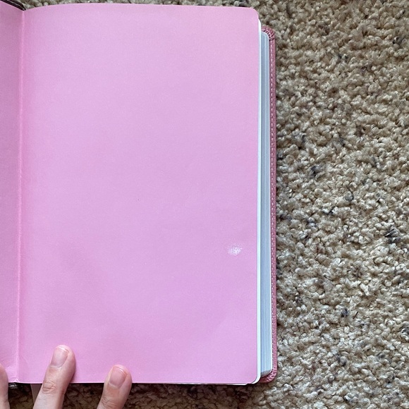 Pink and Brown Faux Leather Holy Bible (NASB Translation) - Picture 4 of 13